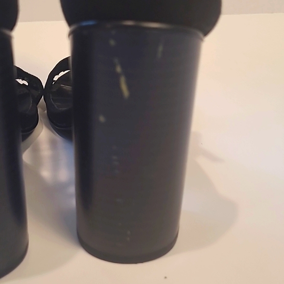 ZARA Strappy Block Heel Sandals Black - Picture 10 of 10